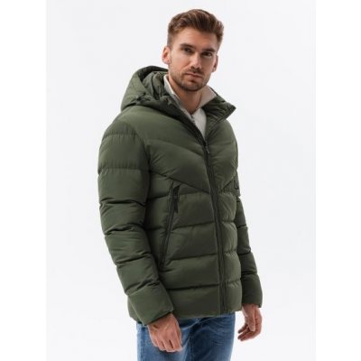 Pánská zimní bunda Cash tmavě zelená – Zboží Mobilmania