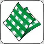 ubrousky 100ks 1V káro zelené 33x33cm – Zboží Dáma