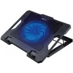 Chladící podložka C-TECH CLP-S100, 17", 1x 140mm, 2x USB, modré podsvícení – Zboží Živě