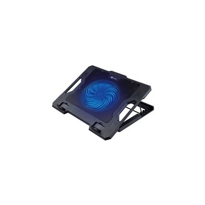 Chladící podložka C-TECH CLP-S100, 17", 1x 140mm, 2x USB, modré podsvícení – Zboží Živě