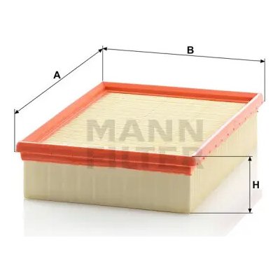 MANN FILTER Vzduchový filtr C 26 138/1 KIT – Hledejceny.cz