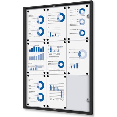Jansen Display Interiérová vitrína Economy 9xA4 711 x 963 mm – Zboží Živě
