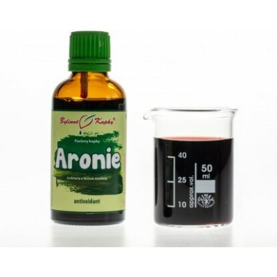 Bylinné kapky Arónie Černý jeřáb kapky tinktura 50 ml – Hledejceny.cz
