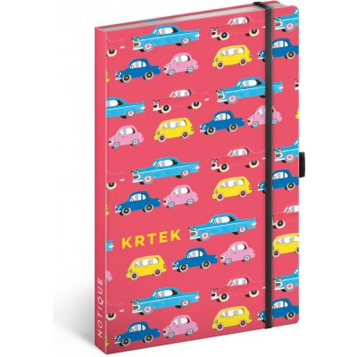 Notes Krtek Auta, linkovaný, 13 × 21 cm – Hledejceny.cz