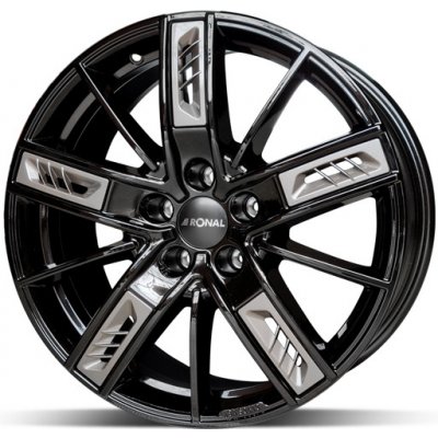 Ronal R67 8x18 5x108 ET45 jetblack grey left – Hledejceny.cz