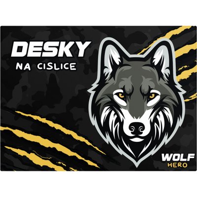 Oxybag Desky na číslice Vlk PVC – Sleviste.cz
