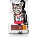 Hill's Science Plan Feline Adult Hairball Indoor Chicken 10 kg – Zboží Mobilmania