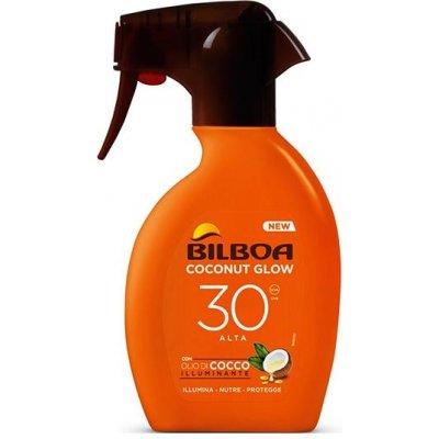 Bilboa Coconut Glow opalovací mléko v rozprašovači SPF30 250 ml