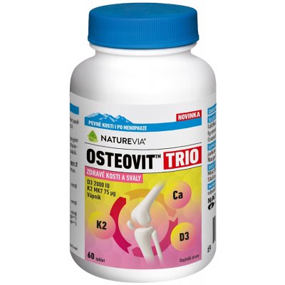 NatureVia Osteovit Trio 60 tablet – Hledejceny.cz