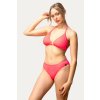 VFstyle dámské plavky dvoudílné Alison žebrované růžové