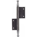 Dveřní závěs s ozdobnou hlavou, 100 x 160 mm, ocel surová – Hledejceny.cz