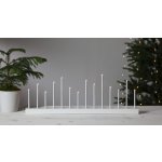mat Star trading Candlestick Echo 14 lightserial: wood colour: grey ca. 77x27 cm four c – Hledejceny.cz