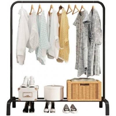 Textilomanie Stojan na oblečení RAXIO 150 x 110 x 40 cm černý – Zboží Dáma