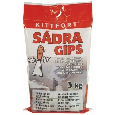 Sádra bílá Kittfort – 3 kg – Hledejceny.cz