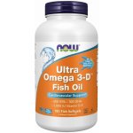 NOW Ultra Omega 3-D 600 EPA + 300 DHA + Vitamin D3 x 180 softgel kapslí – Hledejceny.cz