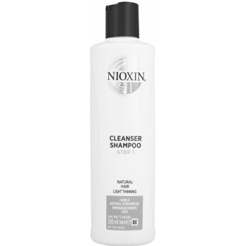 Nioxin šampon pro jemné normální a řídnoucí vlasy System 1 Cleanser For Fine Hair Normal to Thin-Looking Hair 300 ml