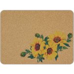 PokojovaDekorace.cz Korkové prostírání s potiskem 502 kytky 38x28cm – Zbozi.Blesk.cz