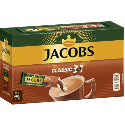 Jacobs 3v1 Classic 10 x 180 g – Zboží Mobilmania