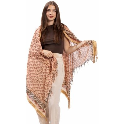 Sarong / šátek JALA / bordó ornament III. – Sleviste.cz