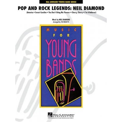 Pop and Rock Legends Neil Diamond noty pro školní orchestr party partitura – Hledejceny.cz