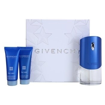 Givenchy Pour Homme Blue Label EDT 100 ml + sprchový gel 75 ml + balzám po holení 75 ml dárková sada