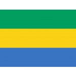 Gabon vlajka - 100 x 150 cm - tunel, karabina – Hledejceny.cz
