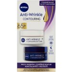 Nivea Anti-Wrinkle Contouring 65+ denní a noční krém pro zlepšení kontur 2 x 50 ml dárková sada – Sleviste.cz