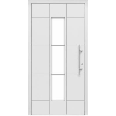 Splendoor Hliníkové vchodové dveře Moderno M350/B, bílé, 110 P – Hledejceny.cz