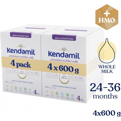 Kendamil 4 Premium HMO+ 4 x 600 g – Sleviste.cz