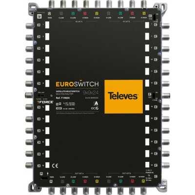 Televes EuroSwitch 9x9x24 ref. 719604 – Zboží Živě