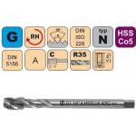 NÁSTROJE CZ Závitník strojní G5/8" A HSSCo5 DIN 5156 RSP35 - 4052 - CZZ4052-G5/8"-A – Hledejceny.cz