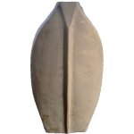 Dekorační šedozlatá váza s linkou 18 x 7 x 30 cm – Hledejceny.cz
