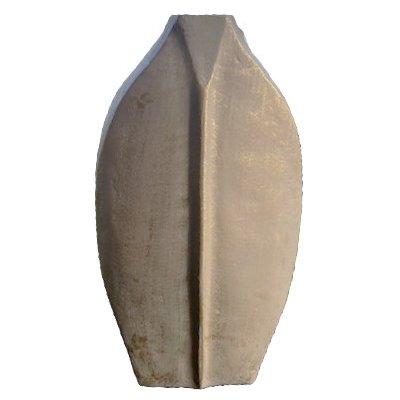 Dekorační šedozlatá váza s linkou 18 x 7 x 30 cm – Hledejceny.cz