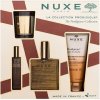 Nuxe Prodigieux Collection suchý olej Huile Prodigieuse 100 ml + sprchový olej Prodigieux 100 ml + EDP Prodigieux Le Parfum 15 ml + vonná svíčka Prodigieux 70 g dárková sada