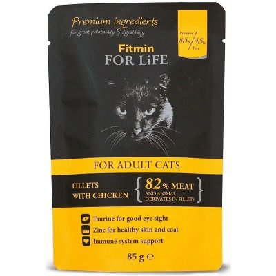 Fitmin Cat pouch adult chicken 28 x 85 g – Zboží Mobilmania