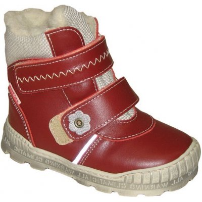 Pegres 1702 dětské zimní boty na suchý zip červená – Zboží Mobilmania