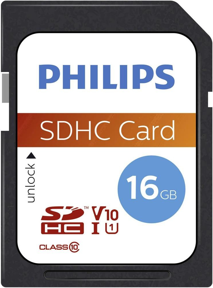 Philips SDHC 16 GB class 10 FM16SD45B/10