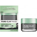 L'Oréal Pure Clay Detox Mask intenzivní čistící pleťová maska 50 ml – Zboží Dáma