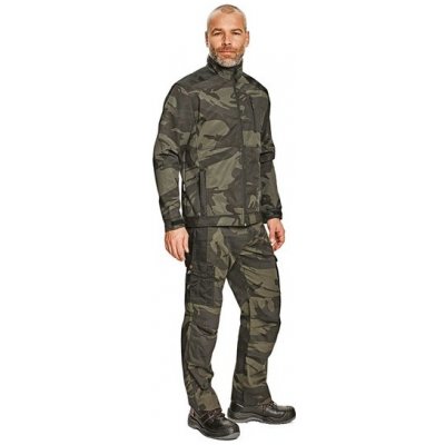 Červa pánské kalhoty CRAMBE camouflage z lehkého T/C twillu