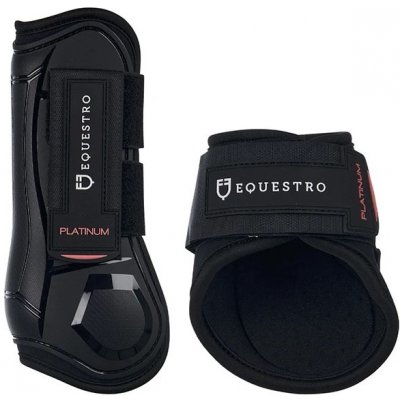 Equestro Sada kamaší + strouhaček Platinum černá – Zboží Dáma