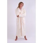 Vestis Alta 2143 dlouhý župan se šálovým límcem krémová 1151 – Zboží Dáma