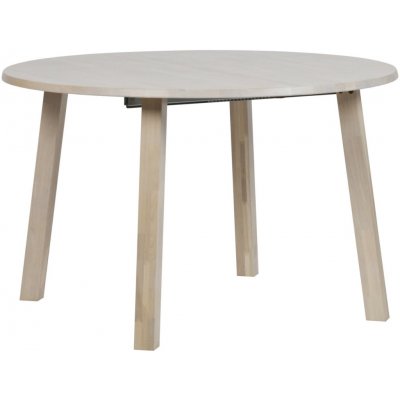 WOOOD Šedý dubový rozkládací jídelní stůl Janton 120 cm – Zboží Mobilmania