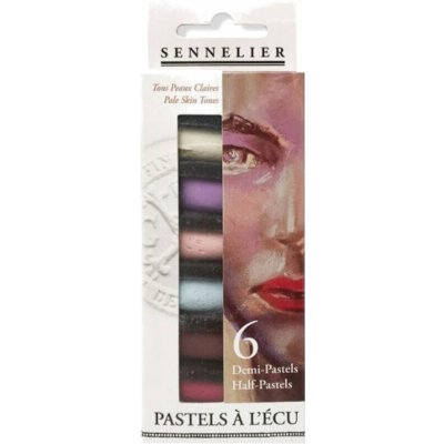 Sennelier Sada suchých pastelů Light Body Shades 6 ks – Zboží Dáma