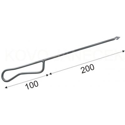 JEHLA PROŠÍVACÍ - K197 - 5/200-NA MASO – Zboží Dáma