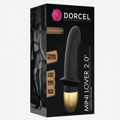 DORCEL MINI LOVER BLACK 1 GOLD 2.0 RECHARGEABLE – Zboží Mobilmania