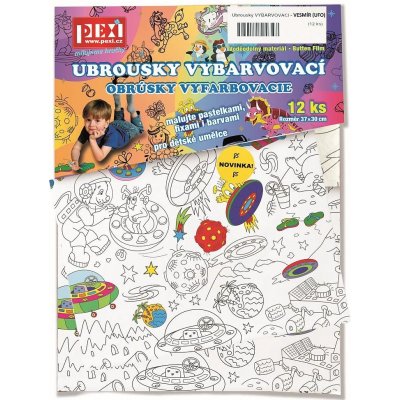 Pexi Vybarvovací ubrousky Vesmír – Hledejceny.cz