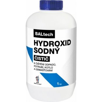 BALtech hydroxid sodný (louh) k čištění odpadů a potrubí, 1 kg