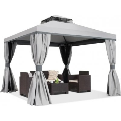 Garden Point GAP172 Valencia 3 x 3 x 3 m šedá – Sleviste.cz