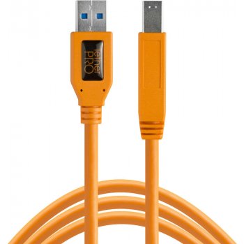 Tether Tools CU5460ORG USB 3.0, A-B, 4,6m, oranžový