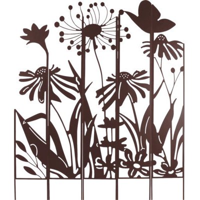 Opora pro popínavé rostliny Lafiora Blumen 142 x 180 cm rezavá – Hledejceny.cz